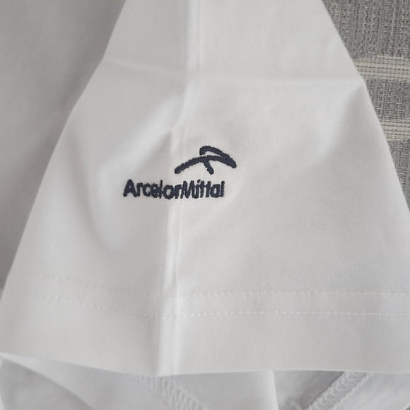 NWT Fairway & Greene White Polo Golf Shirt Men's L - Picture 4 of 8